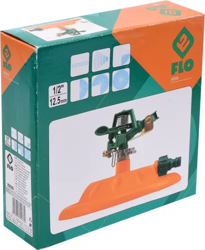 FLO záhradný zavlažovací forgó zavlažovač, oblasť esozteto 1/2 " (89266)