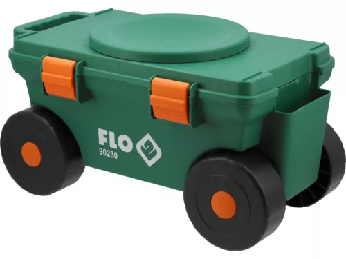 FLO ZÁHRADNÝ VOZÍK S 360° SEDADKOM A ÚLOŽNÝM SKLADOM (90230)