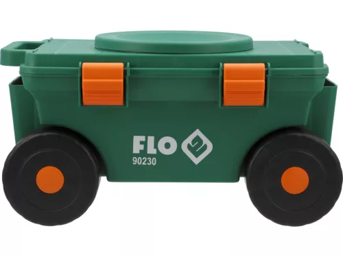 FLO ZÁHRADNÝ VOZÍK S 360° SEDADKOM A ÚLOŽNÝM SKLADOM (90230)