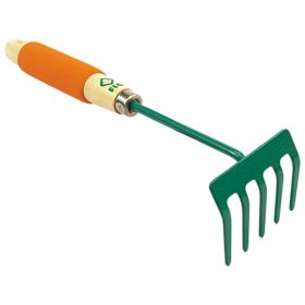   FLO Ručné hrable s drevenou rukoväťou s 5 hrotmi (FL-99051)