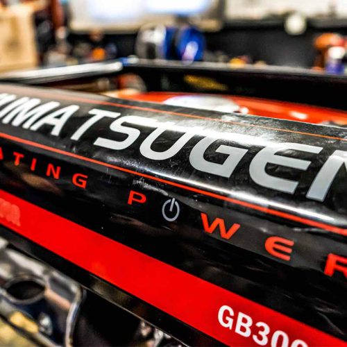 KUMATSUGEN Benzínový generátor 3,5 KVA s AVR s 6,5HP motorom (GB3000)