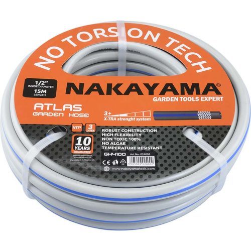 NAKAYAMA ZÁHRADNÁ HADICA ATLAS 3 VRSTVOVÁ 25Μ 1/2'' (GH4200)