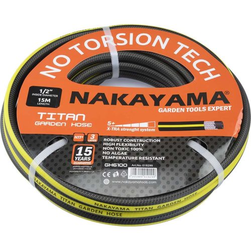 NAKAYAMA ZÁHRADNÁ HADICA TITAN 3 VRSTVOVÁ 25Μ 1/2'' (GH6200)