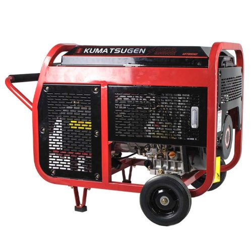 KUMATSUGEN Benzínový generátor 10 KVA/18HP s elektrickým štartérom a batériou (GP7000MP)