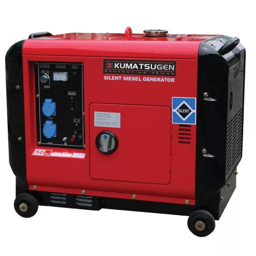 KUMATSUGEN Dieselový generátor 6,6 KVA s elektrickým štartérom a batériou (GP8000MA)
