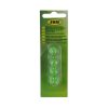 JBM Sada 4 zelených plastových uzáverov ventilov pneumatík (JBM-11901)