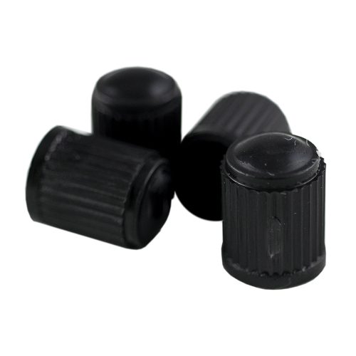 JBM 50 kusov čiernych plastových uzáverov ventilov pre pneumatiky (JBM-11905)