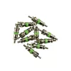 JBM 10 Ventil pre klimatizáciu - 4X18mm R12 (zelený) (JBM-14594)