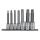 JBM 7-dielna sada bitov RIBE s hlavou, 3/8" a 1/2", M6-M14 (50980)