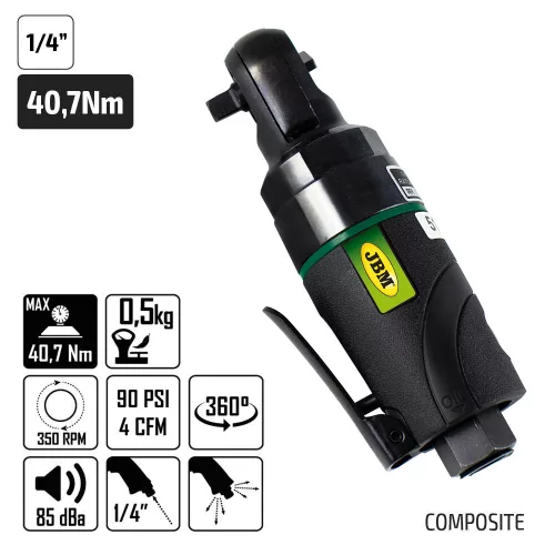 JBM Pneumatická 1/4" mini račňa - kompozitná (JBM-51214)