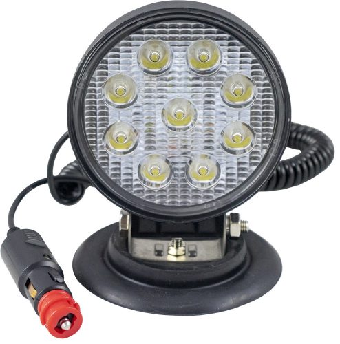 JBM LED pracovná lampa, okrúhla, bodová, magnetická základňa (JBM-52569)