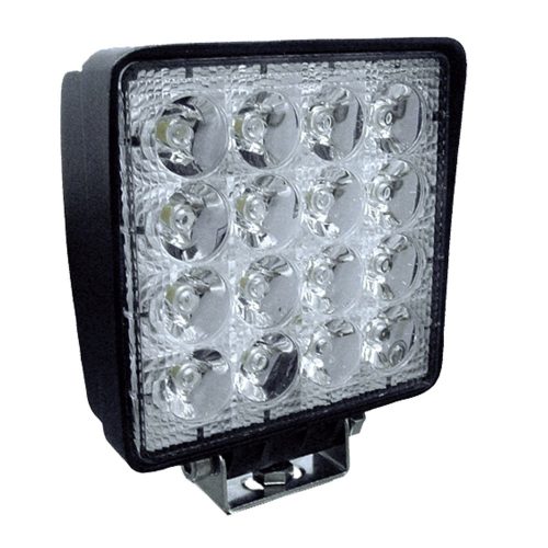 JBM LED pracovné svietidlo 16 LED 48W štvorcový tvar reflektora (JBM-53045)