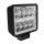 JBM LED pracovné svietidlo 16 LED 24W štvorcové rozptýlené svetlo (JBM-53046)