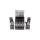 KROFtools Súprava pracovných svietidiel COB/SMD LED s displejom, 12 dielov (1152)