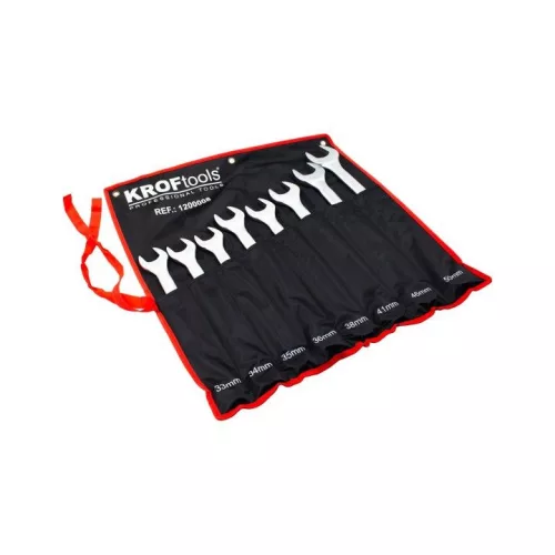 KROFtools sada očkoplochých kľúčov, 33–50 mm, 8-dielna (1200008)