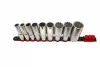 KROFtools 9-dielna sada 1/2" predĺžených nástrčných hlavíc, 12-hranné, 10-27mm (1238)