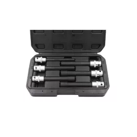   KROFtools Sada E-Torx nástrčných kľúčov E10 – E20, predĺžené telo, 6 dielov (1440)