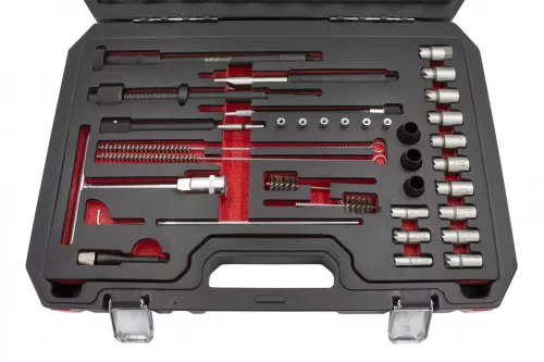KROFtools sada fréz na čistenie sediel dieselových vstrekovačov, 13 dielov