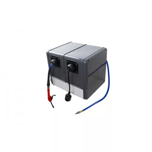KROFtools kombinovaná sada pneumatickej hadice, vzduchového a elektrického káblového navijaka (2075)