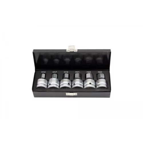 KROFtools sada imbusových bitových hlavíc 3/4", H14–H23, 60 mm, 6 dielov (2126)