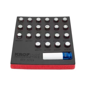  KROFtools Bezpečnostná sada bitov RIBE a XZN s adaptérom 1/2", 23 dielov (3059)