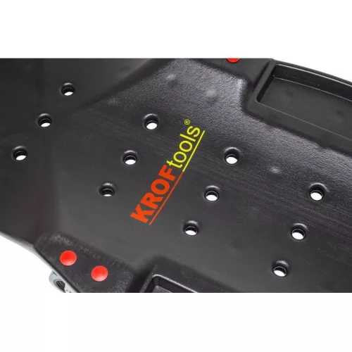 KROFtools plastové pojazdné montážne lehátko 48", 200 kg (4873)