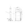 KROFtools dielenský lis 30 ton (4885)