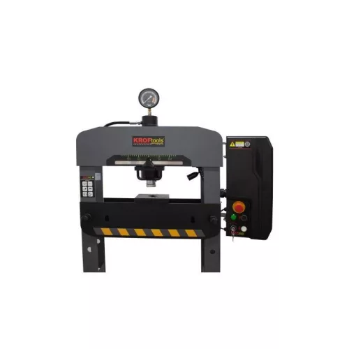 KROFtools elektrický dielenský lis s pohyblivým pracovným valcom, 20 ton (4980)