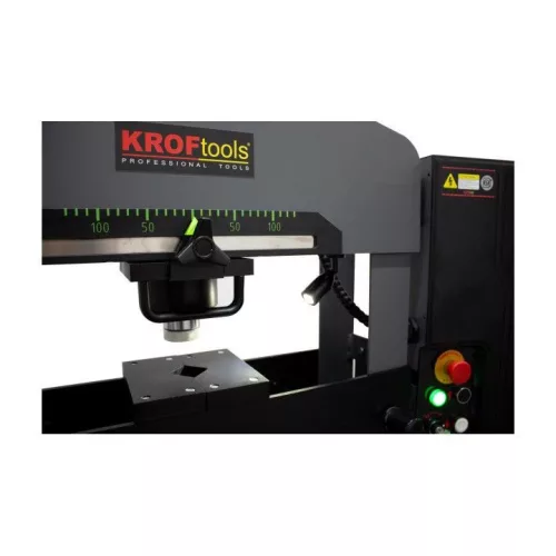 KROFtools elektrický dielenský lis s pohyblivým pracovným valcom, 30 ton (4985)