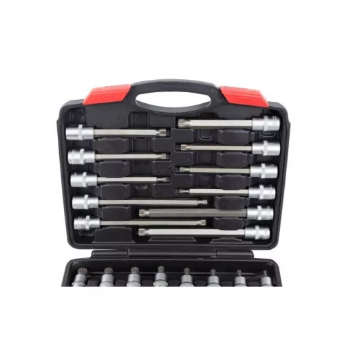 KROFtools Sada XZN bitových hlavíc 1/2", M5 – M16, 26 dielov (6026)