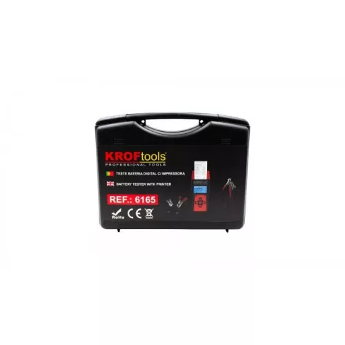 KROFtools Tester akumulátorov s tlačiarňou (6165)