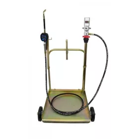   KROFtools pojazdná pneumatická sada na dávkovanie oleja, pomer 5:1, pre sudy 180–220 kg (8301)
