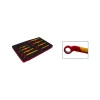 KROFtools izolovaná skrinka s elektrikárskym náradím VDE – 6 modulov, čierna (8498PRE)