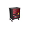 KROFtools izolovaná skrinka s elektrikárskym náradím VDE – 6 modulov, čierna (8498PRE)