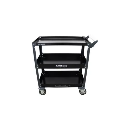 KROFtools ťažký montážny vozík PROLINE s 3 policami, nosnosť 300 kg (8696)