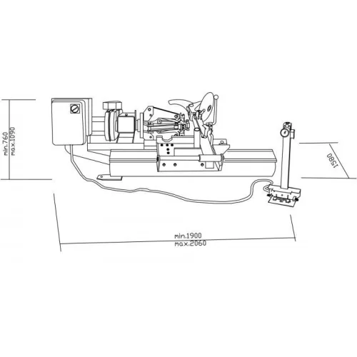 KROFtools stroj na montáž pneumatík 14–26", 380 V (9007)