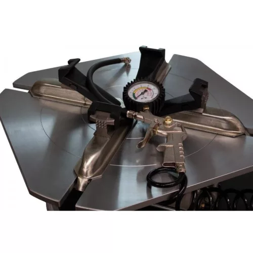 KROFtools poloautomatický stroj na montáž pneumatík s pevným ramenom, 220 V (9021)