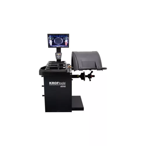 KROFtools automatická vyvažovačka kolies 10–24" s laserom a 21" LCD (9048)