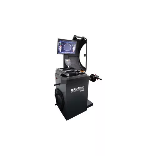 KROFtools automatická vyvažovačka kolies 10–24" s laserom a 21" LCD (9048)