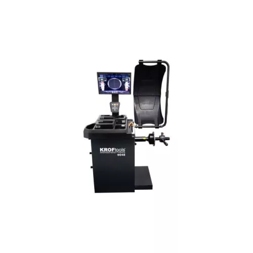 KROFtools automatická vyvažovačka kolies 10–24" s laserom a 21" LCD (9048)