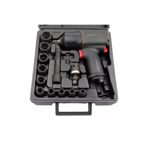 KROFtools Sada pneumatického rázového uťahováka, 1112/1756 Nm (9202)