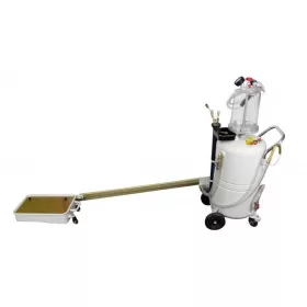   KROFtools nožnicový zberač a odsávač použitého oleja s meracou nádobou, 90 l (9700)