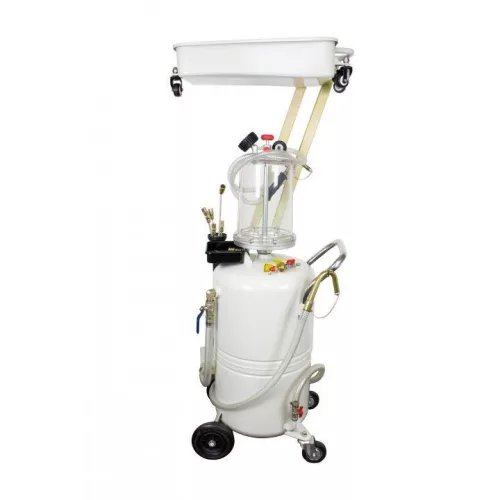KROFtools nožnicový zberač a odsávač použitého oleja s meracou nádobou, 90 l (9700)