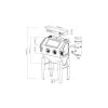 KROFtools pieskovacia kabína, 350 l (9770)