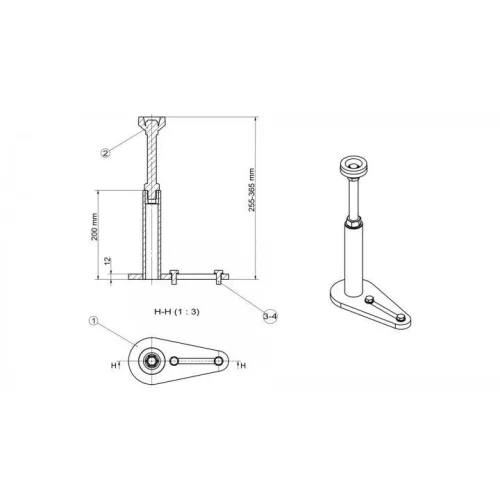 KROFtools sada podporných adaptérov pre zdvíhací stôl (9841)