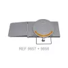 KROFtools doska na nastavenie geometrie podvozka 500 × 280 × 50 mm (9858)