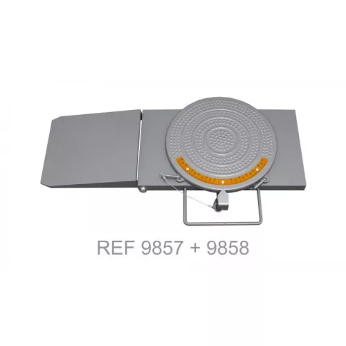 KROFtools doska na nastavenie geometrie podvozka 500 × 280 × 50 mm (9858)