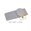 KROFtools doska na nastavenie geometrie podvozka 500 × 280 × 50 mm (9858)