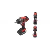 KROFtools akumulátorový rázový uťahovač 1/2", 400 Nm a uhlová brúska 18 V, 115 mm, 4 Ah akumulátor s nabíjačkou