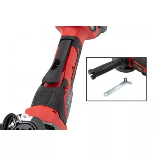 KROFtools akumulátorový rázový uťahovač 1/2", 400 Nm a uhlová brúska 18 V, 115 mm, 4 Ah akumulátor s nabíjačkou